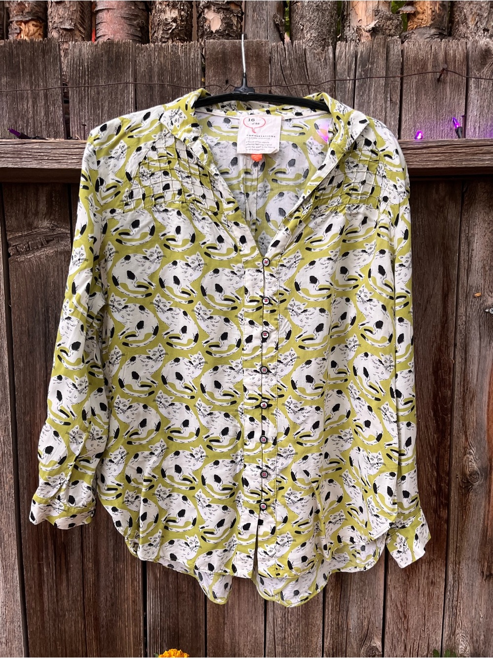 Cat Print Conversations by Anthropologie 16 of 52 US 02